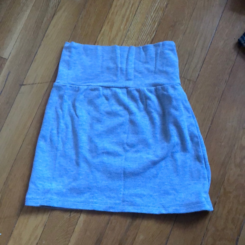 American apparel grey mini skirt